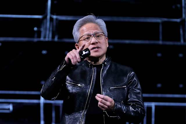 NVIDIA AI 工廠示意圖 - 黃仁勳演講